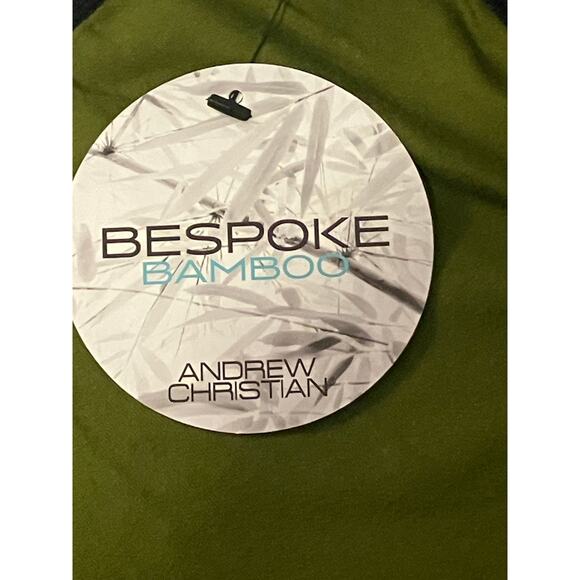 Andrew Christian Bespoke Bamboo Tank Top Olive Medium - Picture 4 of 8